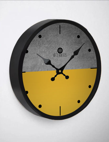 Concrete Geo Wall Clock