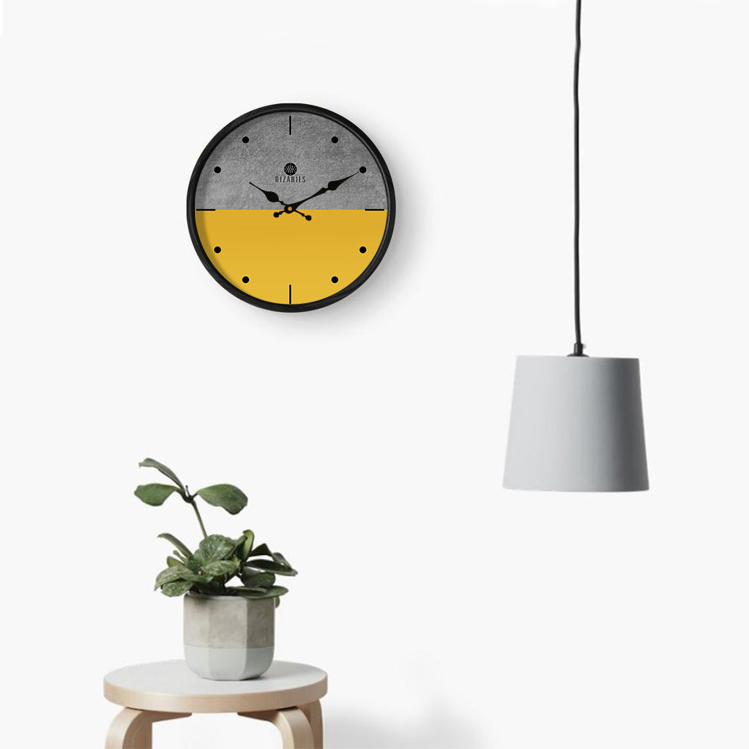 Concrete Geo Wall Clock