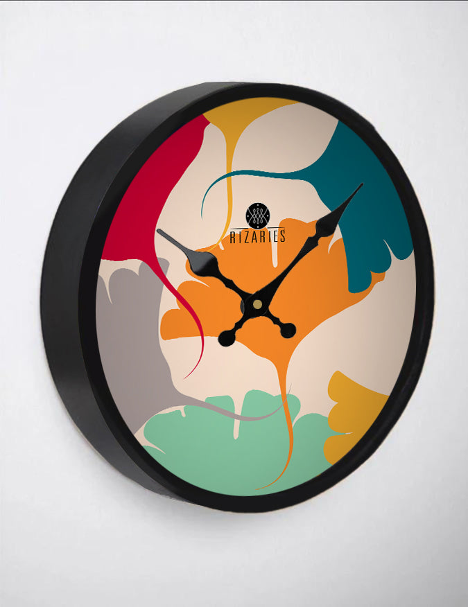 Colorful Sun Flower Wall Clock