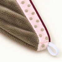 Microfiber Hair Towel Wrap with Button Loop | Quick-Dry Hair Turban