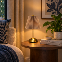 Taupe Glow Desk Lamp