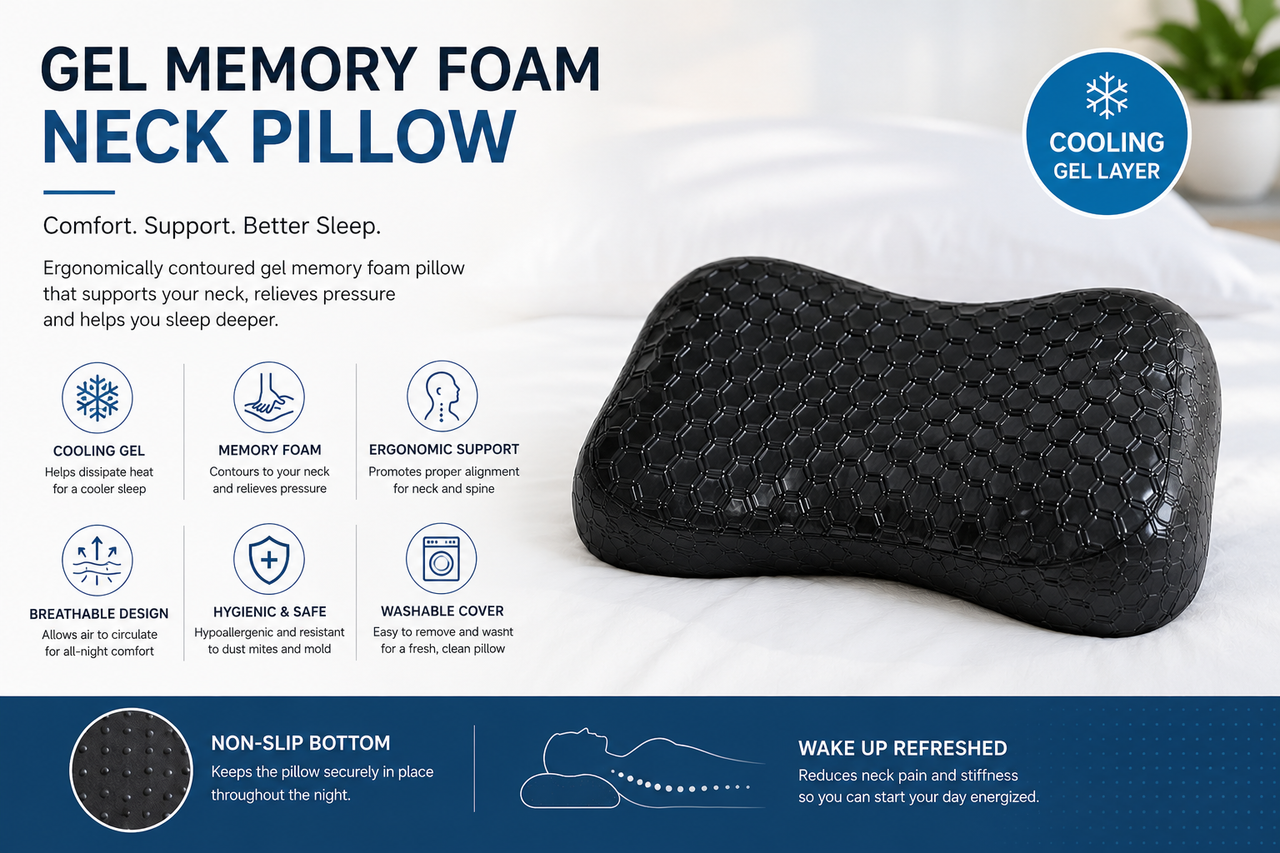 Hyper-Gel Ice Premium Cool Gel Pillow