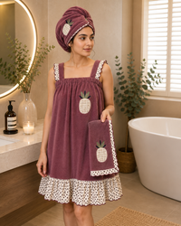 Pink Pineapple 3 PCS SPA COMFORT SET