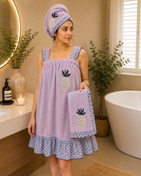Purple Pineapple 3 PCS SPA COMFORT SET
