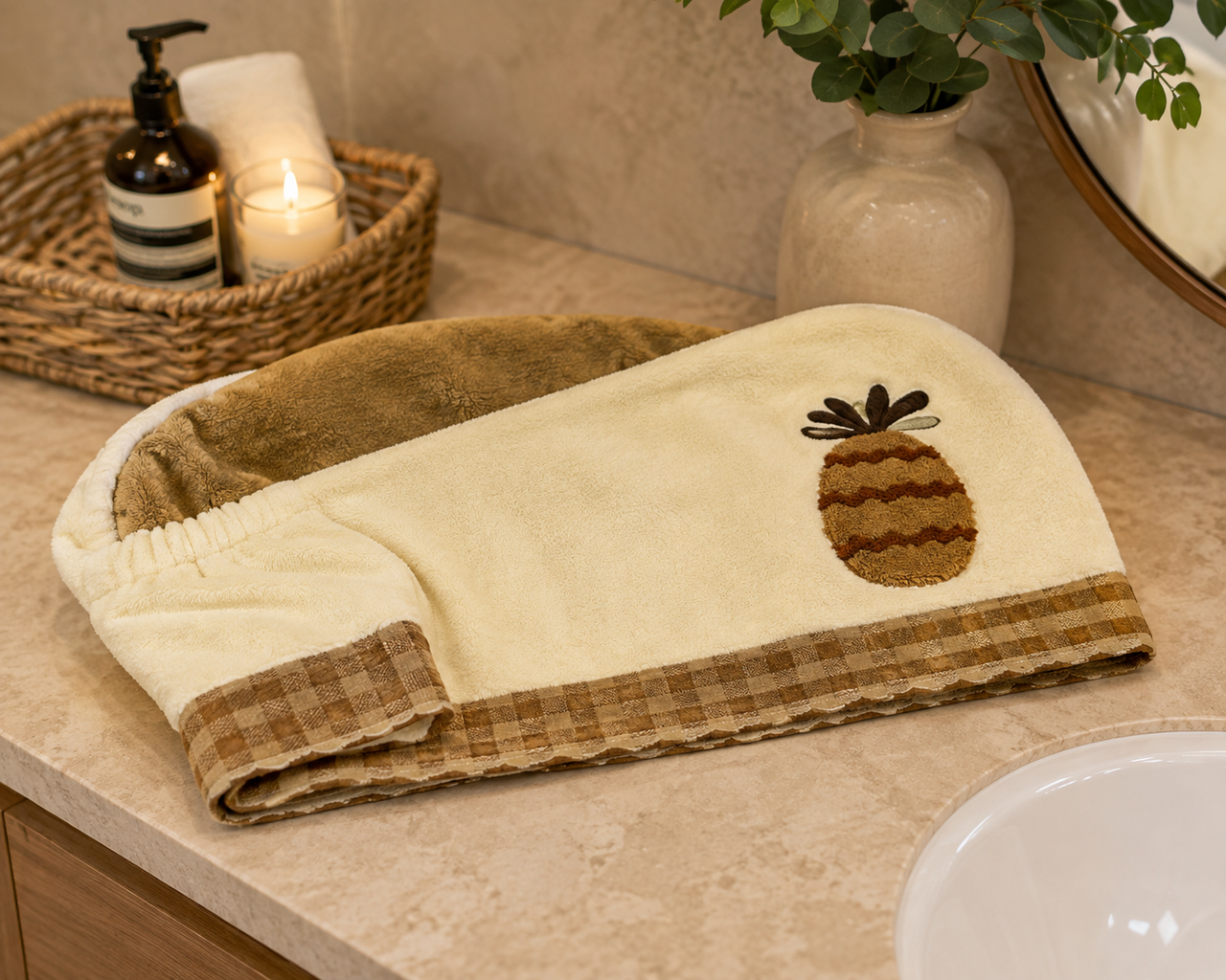 Hair Twist Towel Wrap – Quick Dry Hair Cap