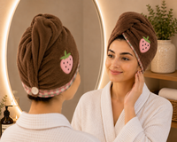 Hair Twist Towel Wrap – Quick Dry Hair Cap