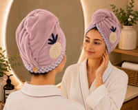 Hair Twist Towel Wrap – Quick Dry Hair Cap