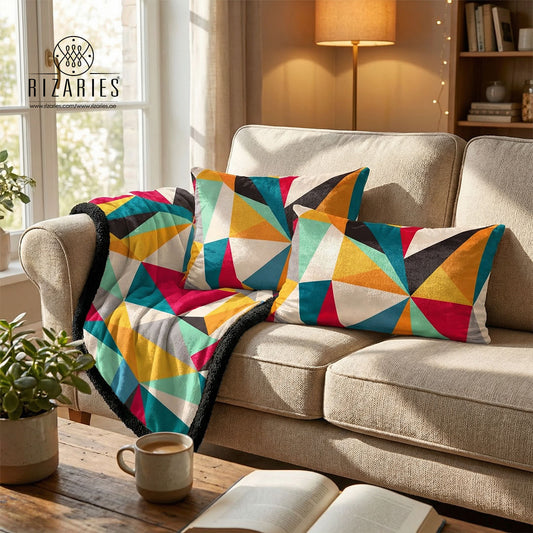 Colorful Geometric Home Set