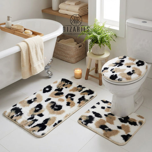 Wild Spots Bathroom Commode Set (3 PCS)
