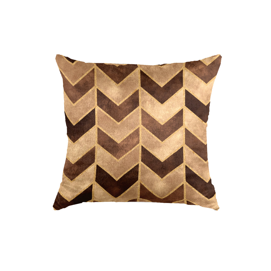 SuperSoft Copper Gold Arrow Throw Cushion