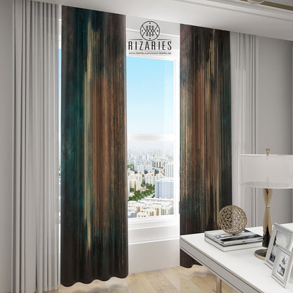 Ombre Lines Curtains
