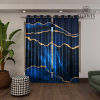 Thumbnail for New Blue Gold Curtains (CLEARANCE SALE)