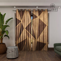 Thumbnail for Copper Gold Triangle Curtains (CLEARANCE SALE)