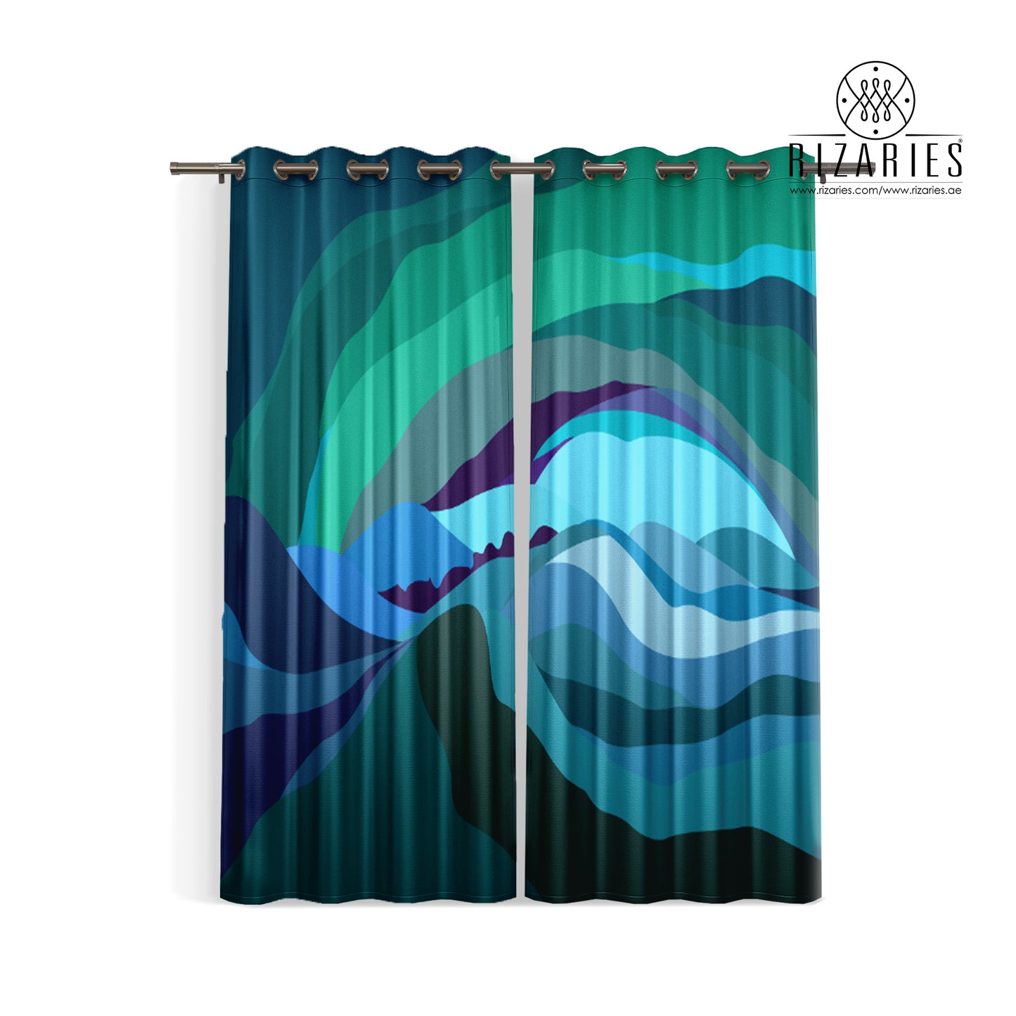 Teal Mist Curtains