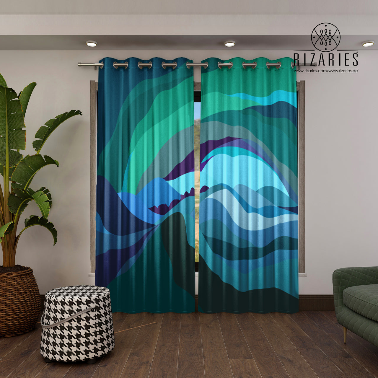 Teal Mist Curtains (CLEARANCE SALE)