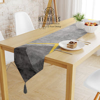Thumbnail for Shades of Grey Triangle Table Runner