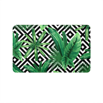 SuperSoft Tropical Geometric Door Mat