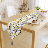 Thumbnail for Yellow Grey Rope Table Runner