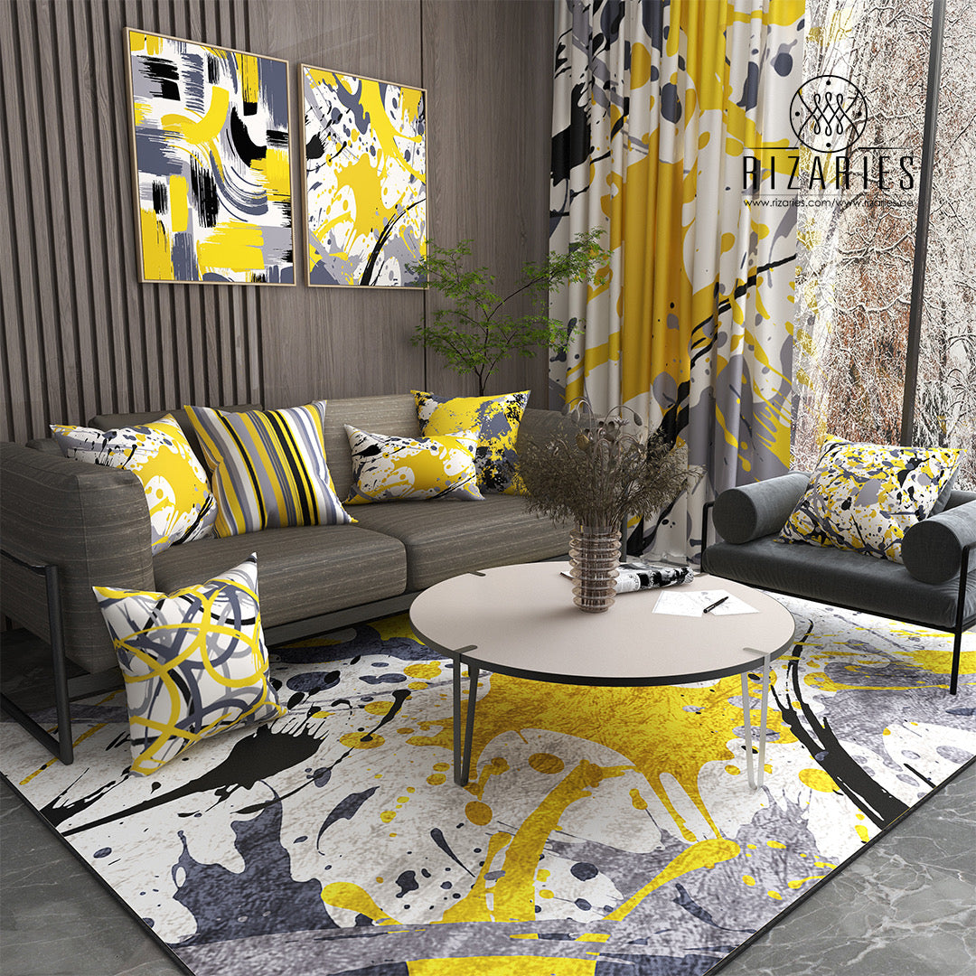 Yellow Grey Pattern Bundle of 10 (READ DESCRIPTION)