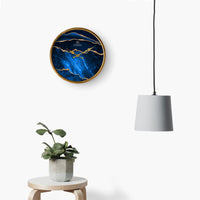 Thumbnail for New Blue Gold Wall Clock