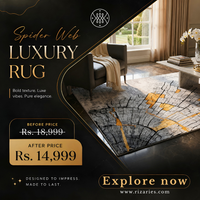 Thumbnail for Supersoft Spider Web Luxury Centerpiece (Rug) (CLEARANCE SALE)