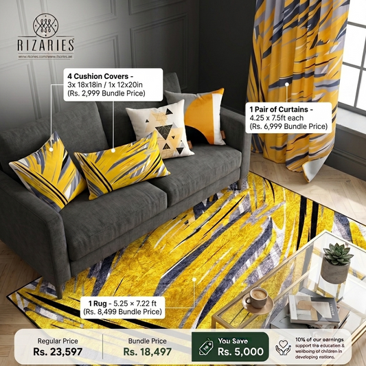 Yellow Grey Bundle of 6 (READ DESCRIPTION)