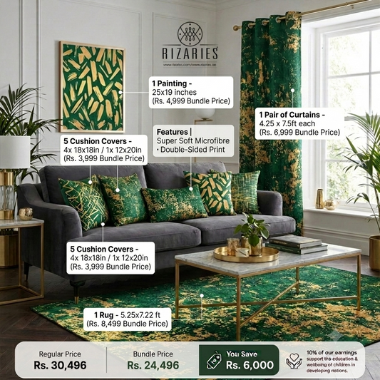 Green Gold Pattern Bundle of 8 (READ DESCRIPTION)