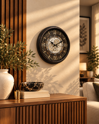 Vintage Gear Wall Clock 14.5 Inch