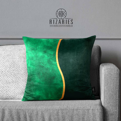 SuperSoft Shades of Green Throw Pillow