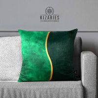 Thumbnail for SuperSoft Shades of Green Throw Pillow