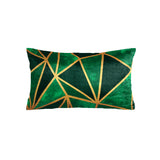 SuperSoft Green Geo Metallic Rectangle