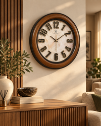 Heritage Brown Dial Wall Clock (22 Inches)