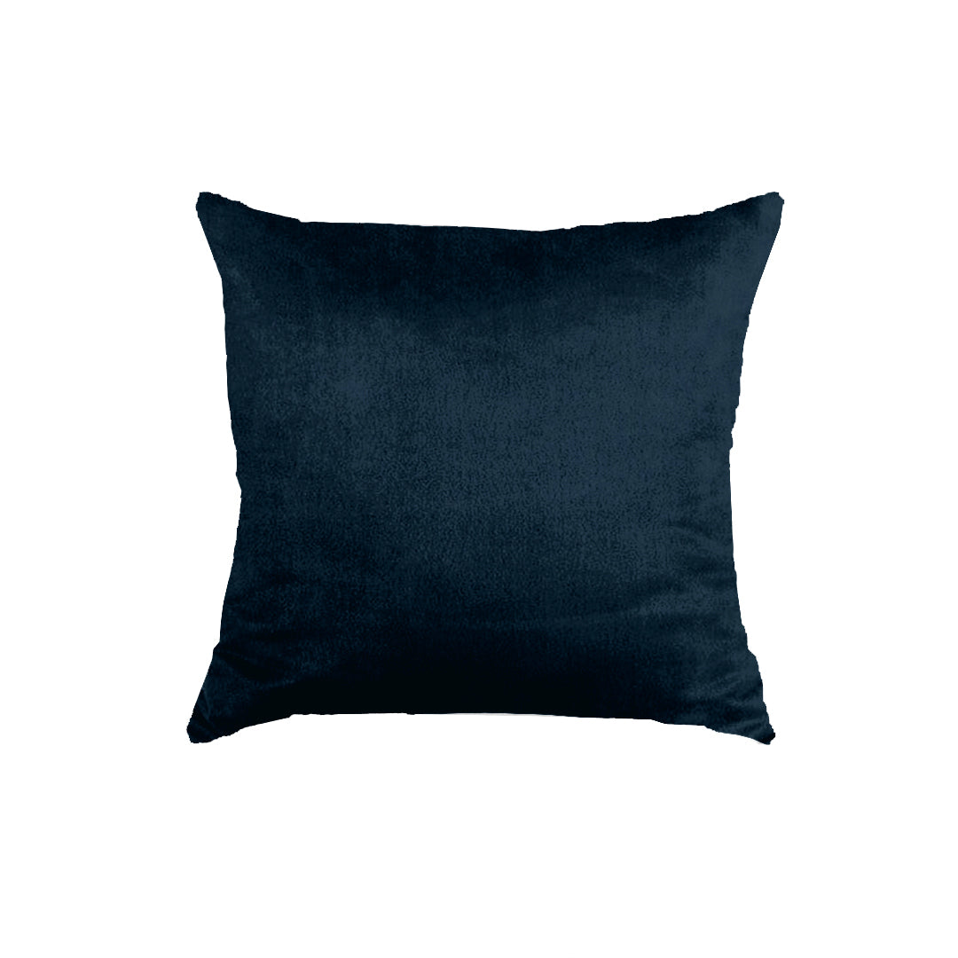 SuperSoft Plain Dark Blue Throw Pillow