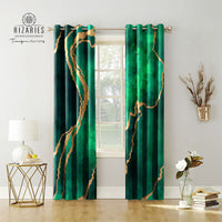 Thumbnail for Green Abstract Curtains