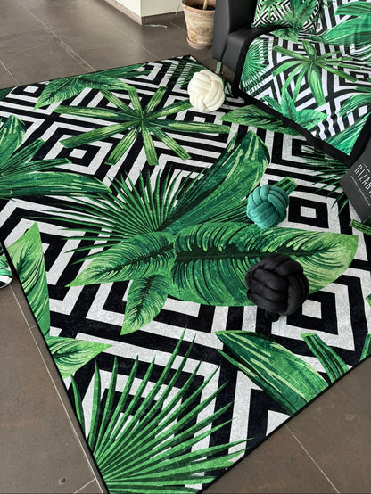 Tropical Geometric Centerpiece (Rug)