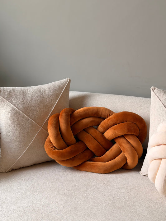 Soft Big Knotted Cushion 30x45 CM