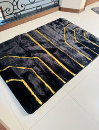 Thumbnail for SuperSoft Plain Fur with Gold Centerpiece (Rug)