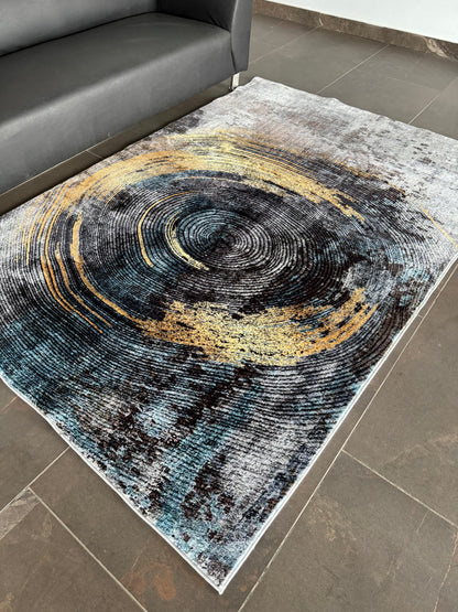 Supersoft Solar Pattern Luxury Centerpiece (Rug)