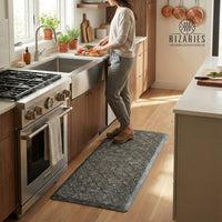 Moroccan Embossed Kitchen Mat