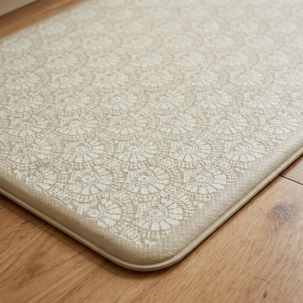 Lace Floral Kitchen Mat