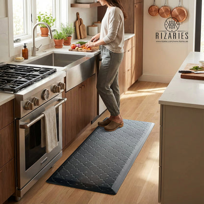 Moroccan Embossed Kitchen Mat