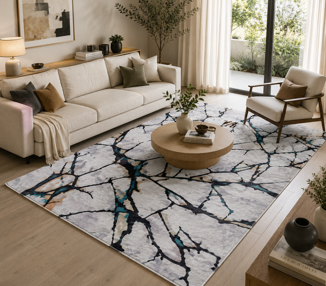 Supersoft Branch Web Luxury Centerpiece (Rug) (CLEARANCE SALE)