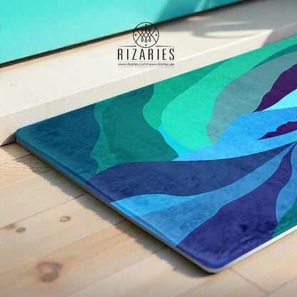 SuperSoft Teal Sky Door Mat