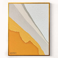 Thumbnail for Golden Horizon Abstract Canvas Painting
