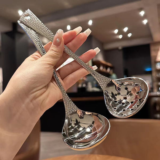 Rough Handle Serving Spoon Set of 6