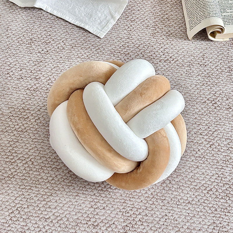 Soft Big Multi Color Knotted Cushion 30 CM