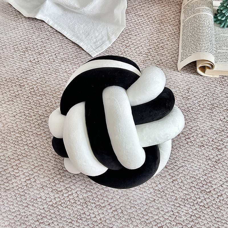 Soft Big Multi Color Knotted Cushion 30 CM