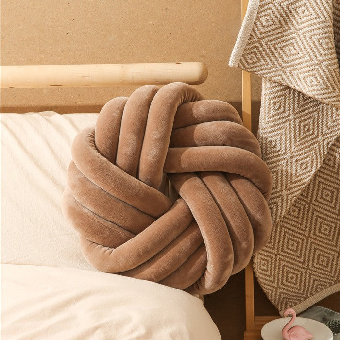 Soft Big Knotted Cushion 33 CM