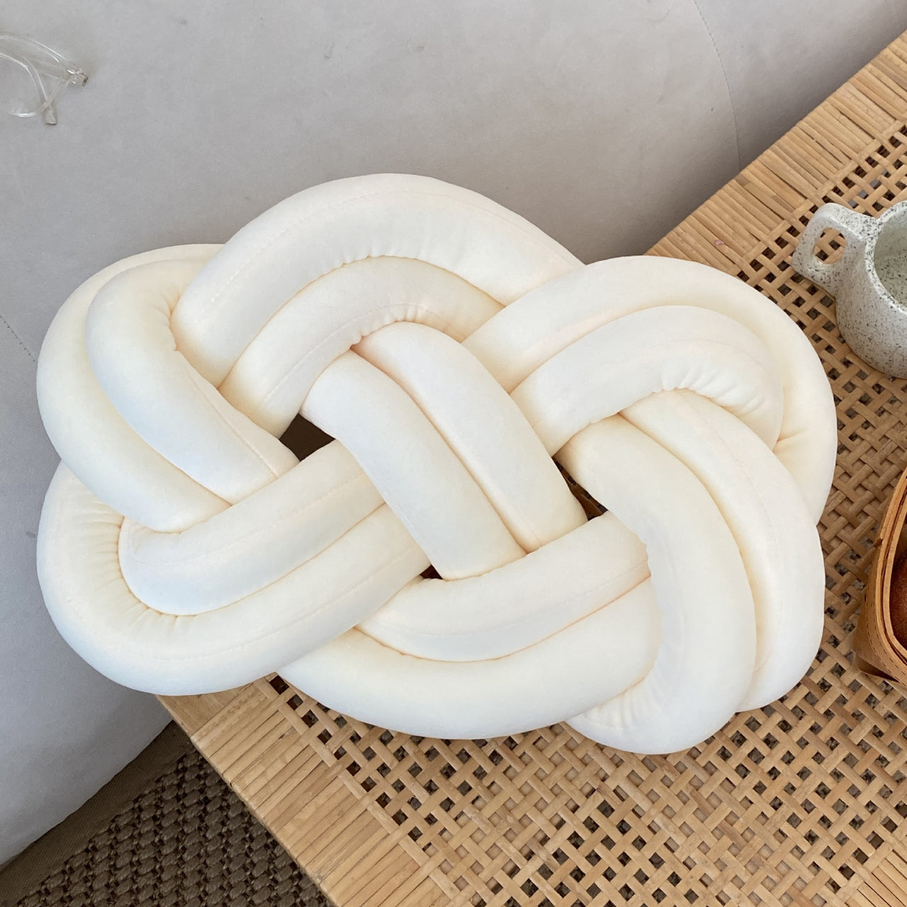 Soft Big Knotted Cushion 30x45 CM