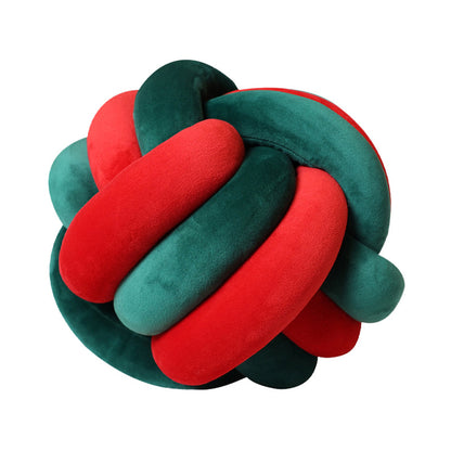 Soft Big Multi Color Knotted Cushion 30 CM